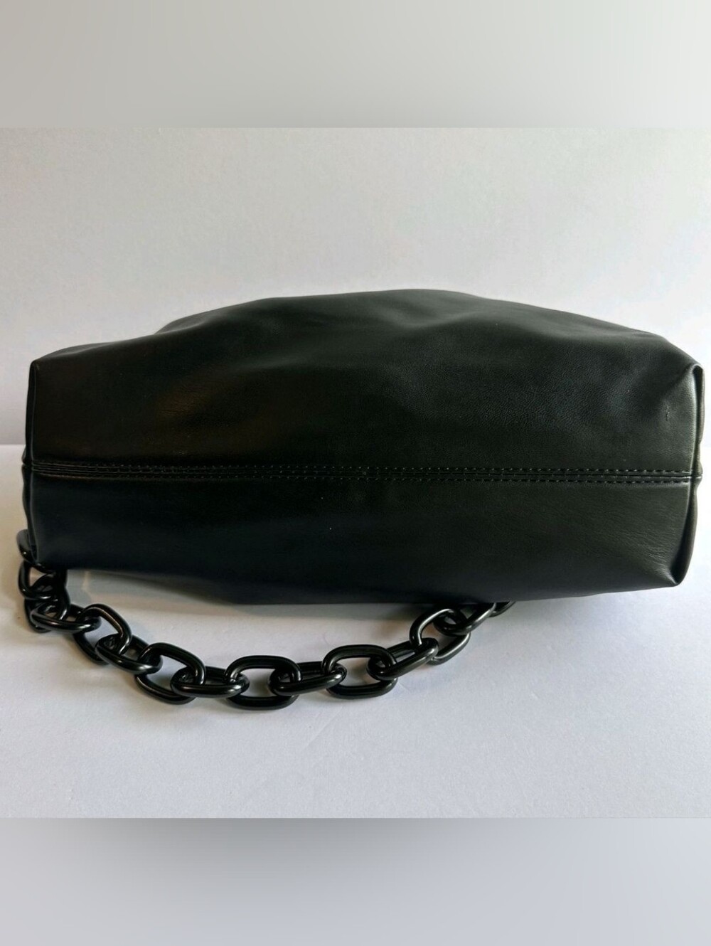 Badgley Mischka Wrapped Frame Clutch, Black - Picture 5 of 5